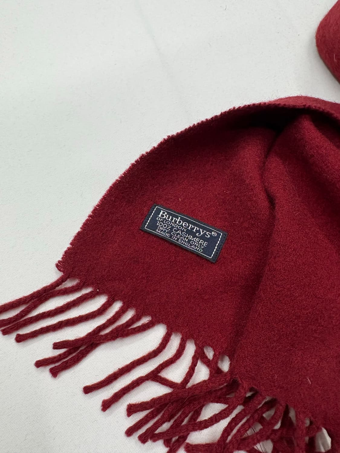 버버리 버건디 머플러 목도리 상품이미지3