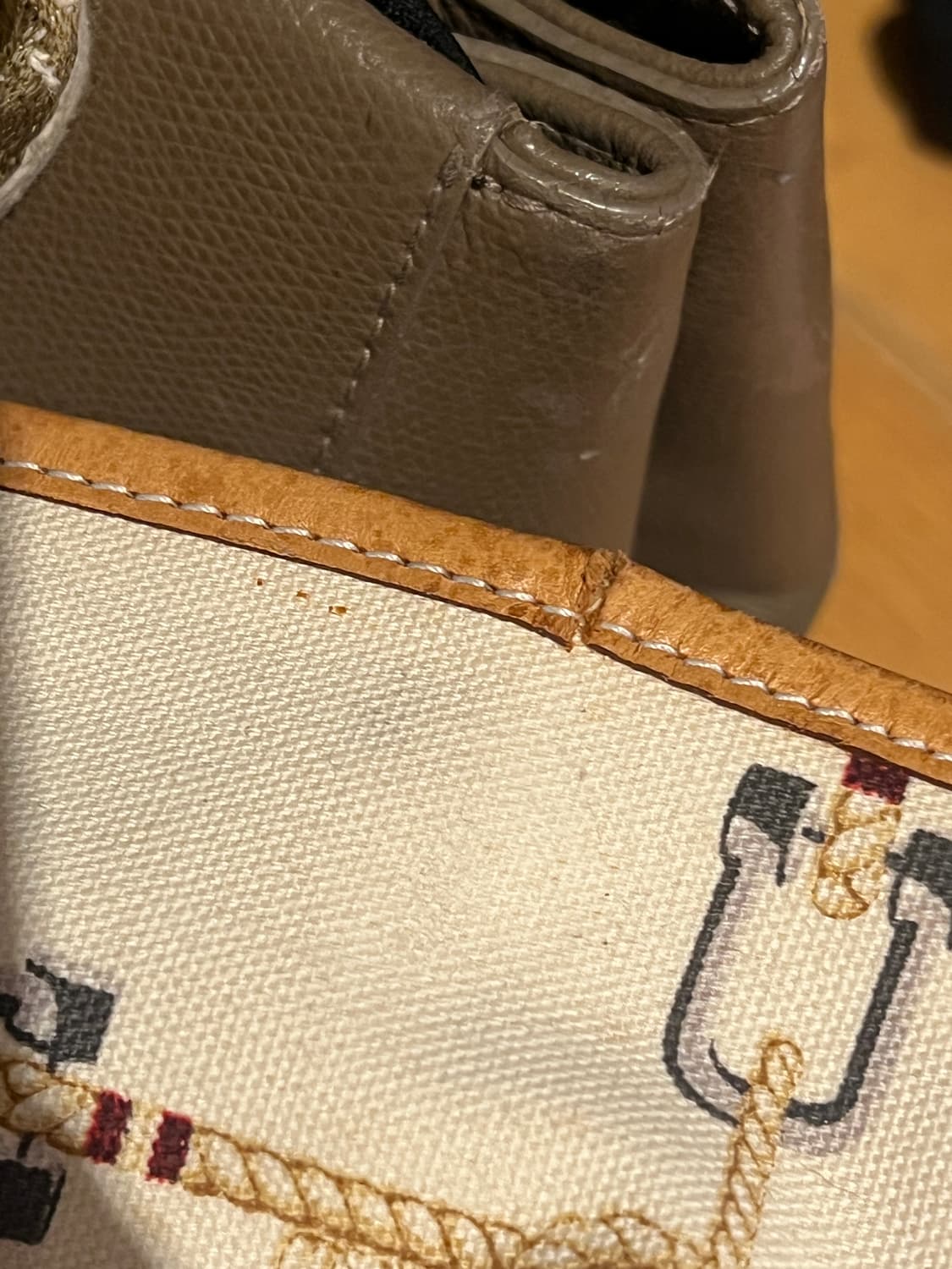 BALLY genuine leather tote bag (ivory) 상품이미지5