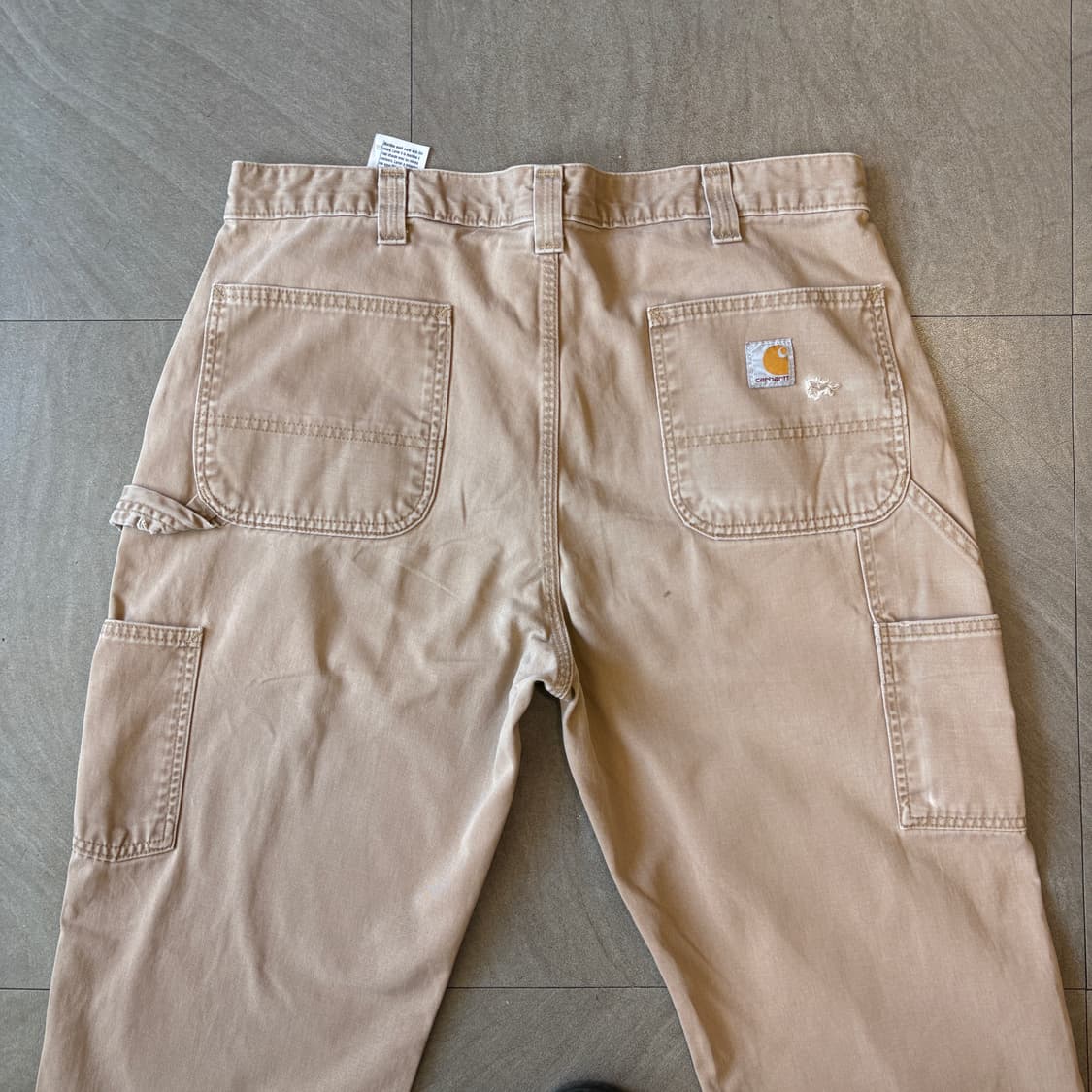 칼하트 오리지널 베이지 카펜터 팬츠 바지 상품이미지2