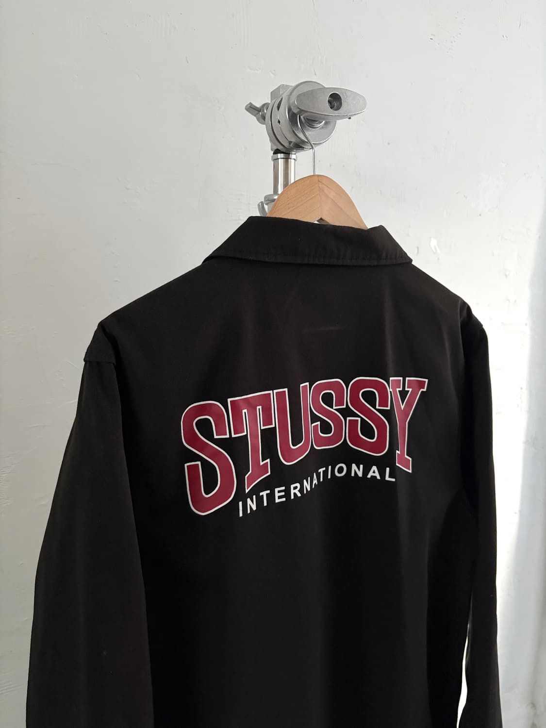 스투시 인터네셔널 로고 블랙 집 자켓 상품이미지7