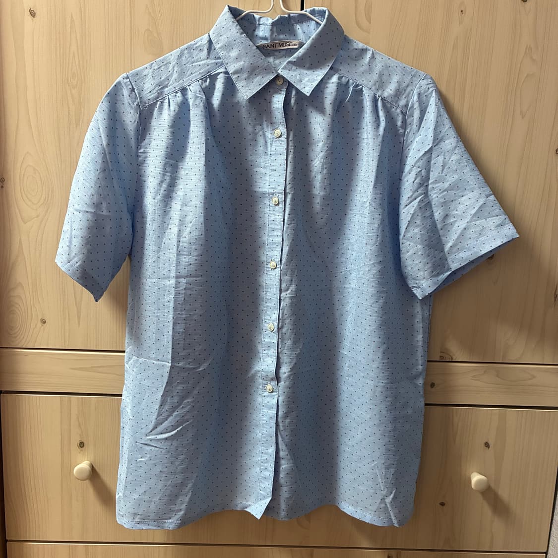 도트 반팔 셔츠 상품이미지1
