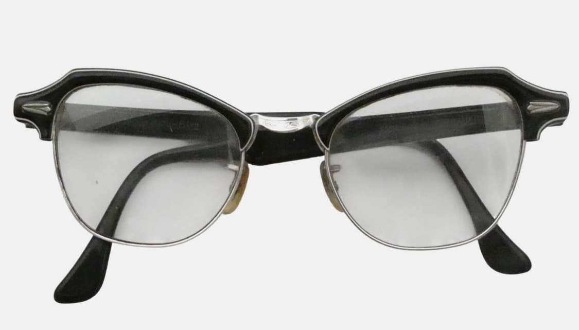 50s~60s 빈티지 바슈롬 캣아이 하금테 상품이미지1