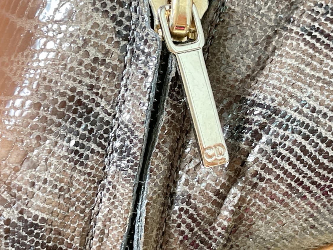 [정품] Chirstian Dior 디올 도마뱀 패턴 부티 하이힐 상품이미지8