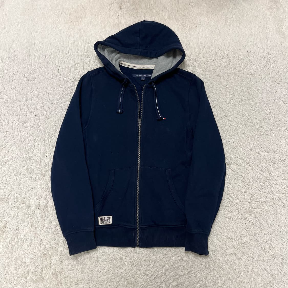Tommy Hilfiger Navy Hood Zip-up 상품이미지4