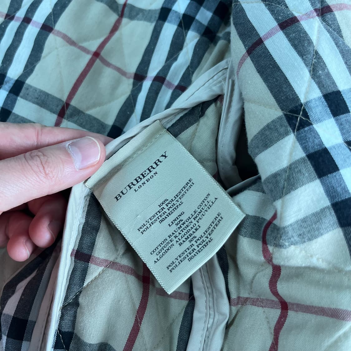 버버리 우먼 퀼팅 자켓 S 상품이미지7