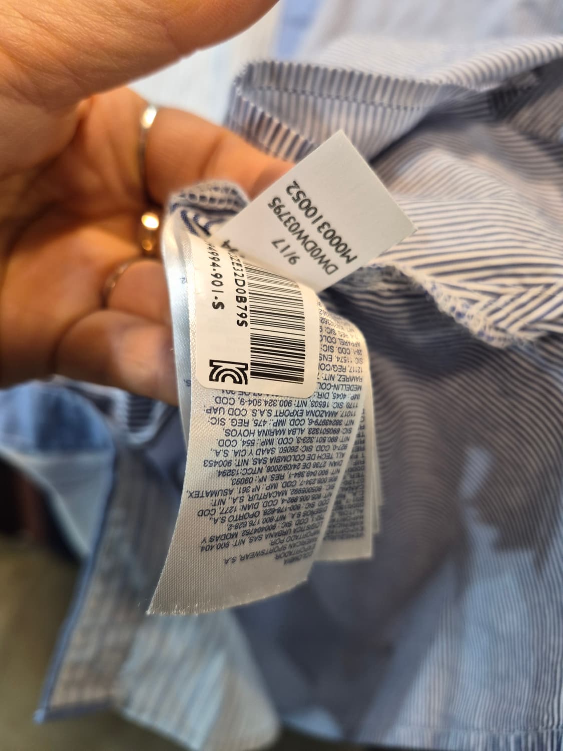 타미힐피거 스트라이프 셔츠 원피스 상품이미지6