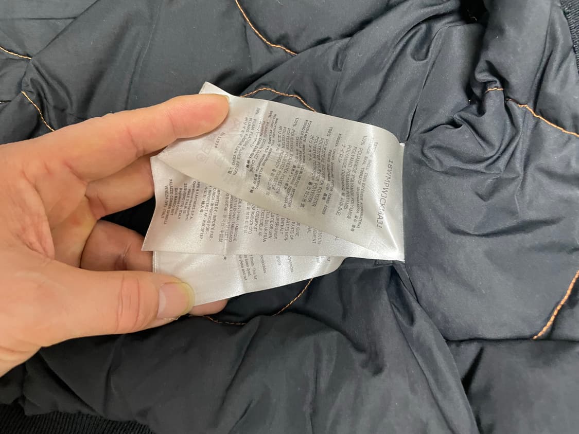 정품 파라점퍼스 고비 블랙 패딩 여성L (남성95 마른100가능) 상품이미지7