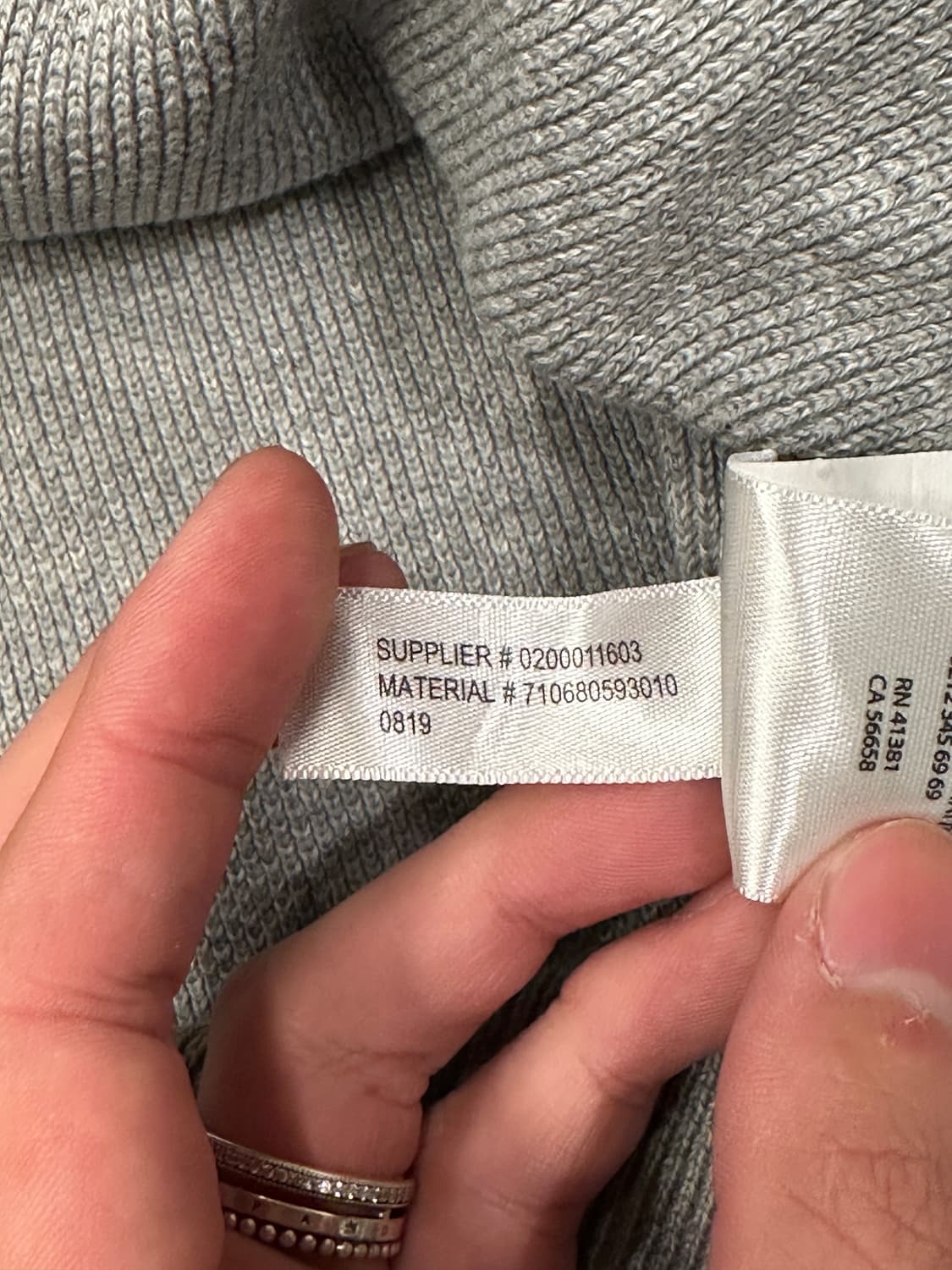 폴로 랄프로렌  니트 스웨터 그레이 XL 상품이미지7