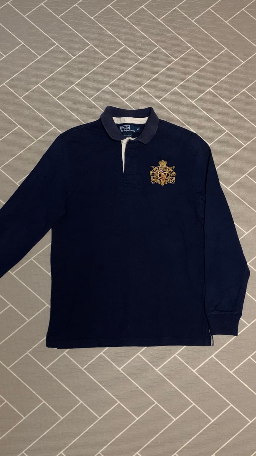 폴로 빅포니 긴팔 럭비티 네이비 상품이미지2