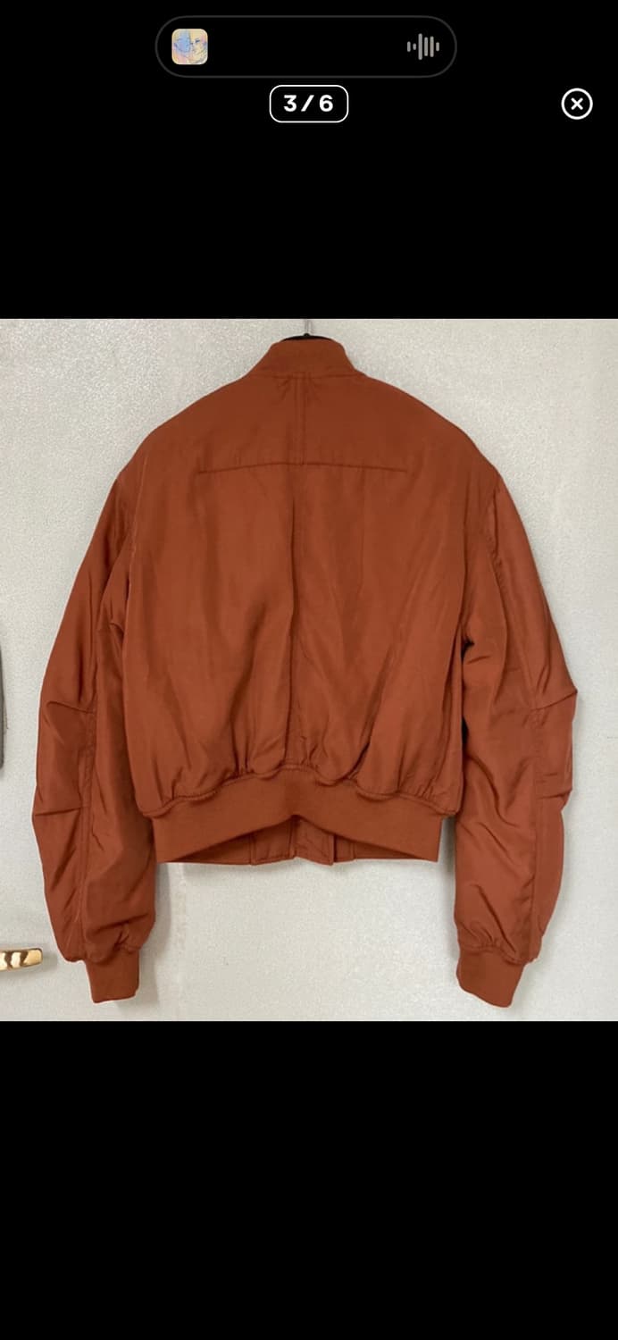 H&M 크롭 항공 간절기 봄버 상품이미지3