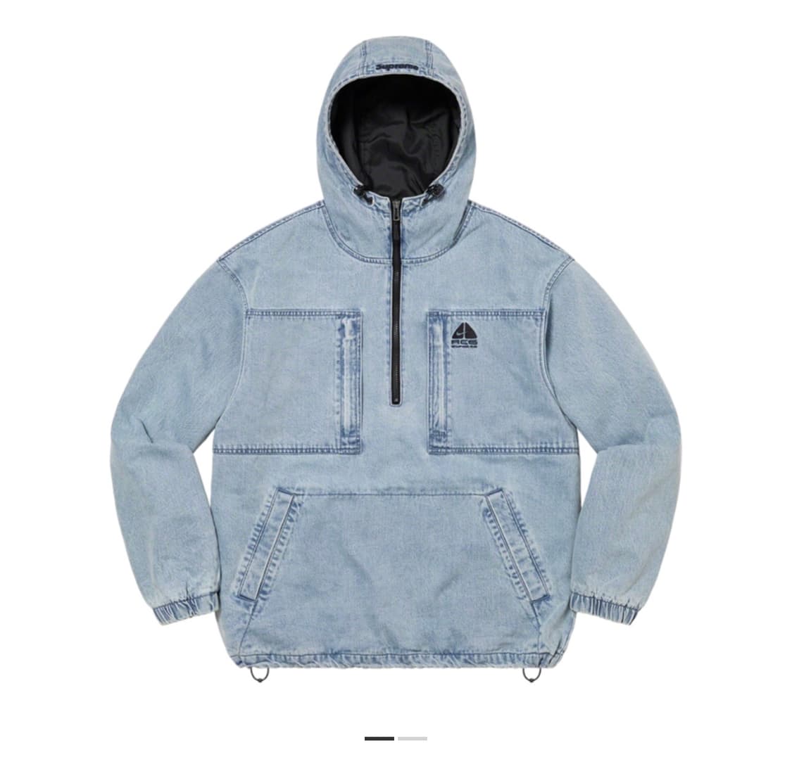 슈프림 acg 데님 풀오버 자켓 블루 L사이즈입니다.  상품이미지4