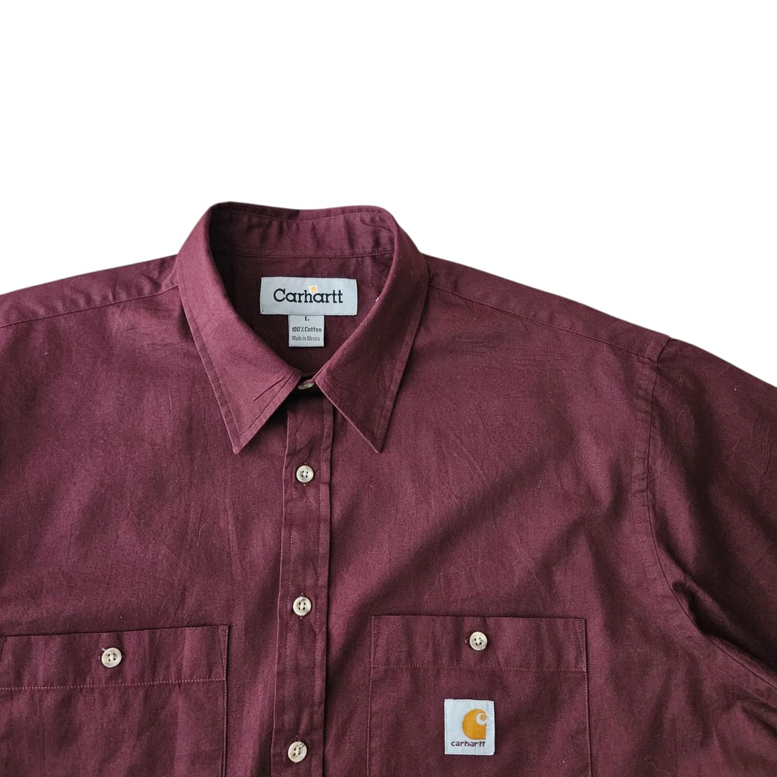 칼하트 면 오버핏 반팔셔츠 L 상품이미지3