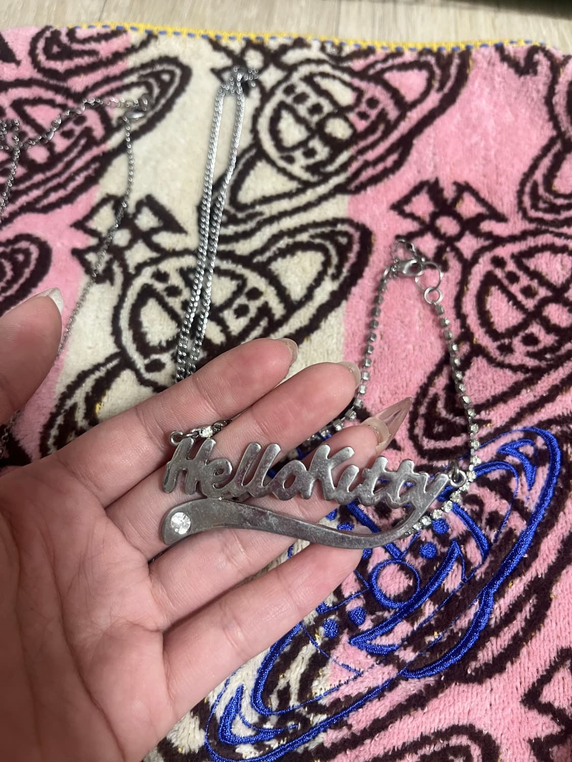 헬로키티 레터링 초커 상품이미지1