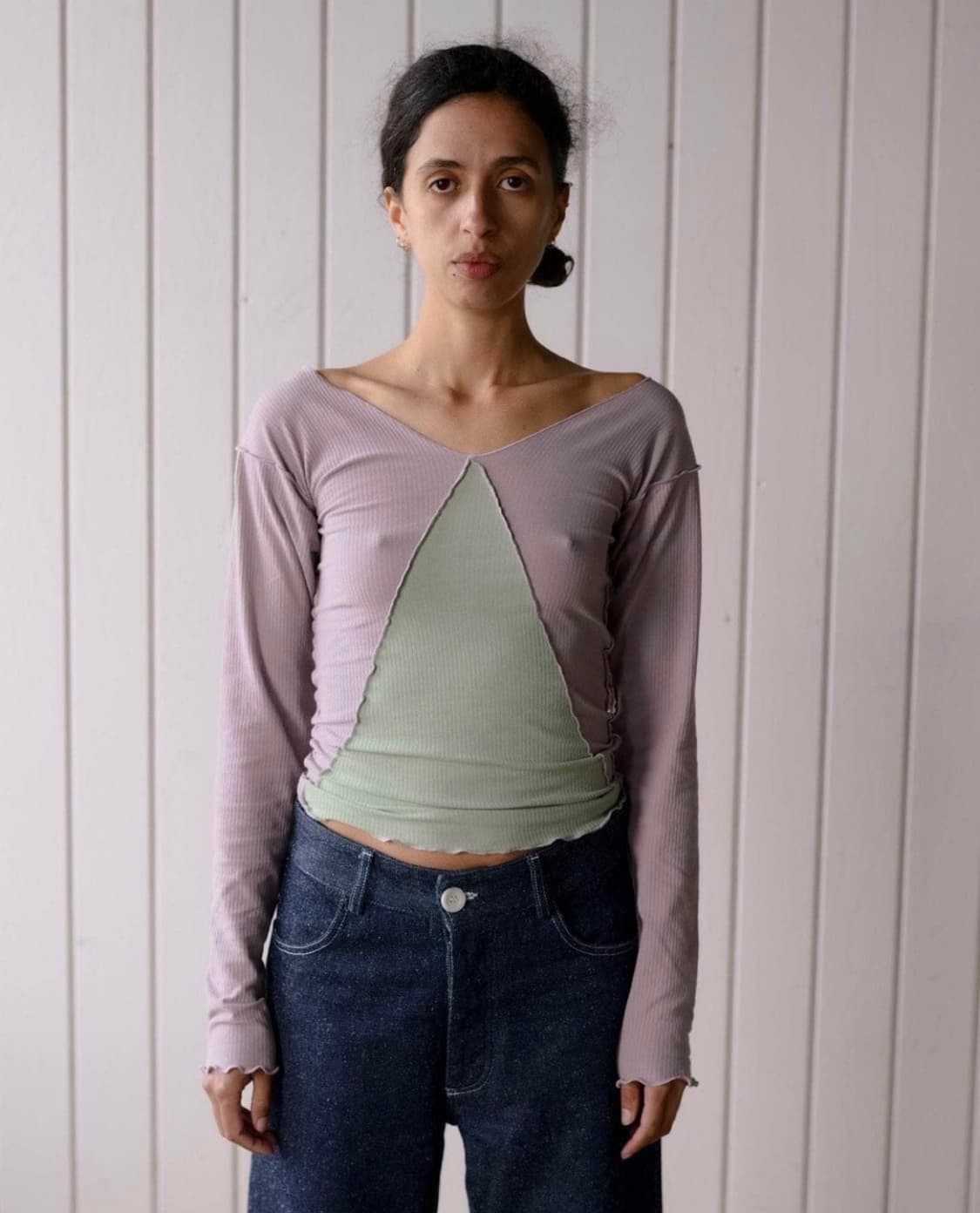 (S,M,L) 베이스레인지 26SS PHY 롱슬리브 탑 상품이미지1