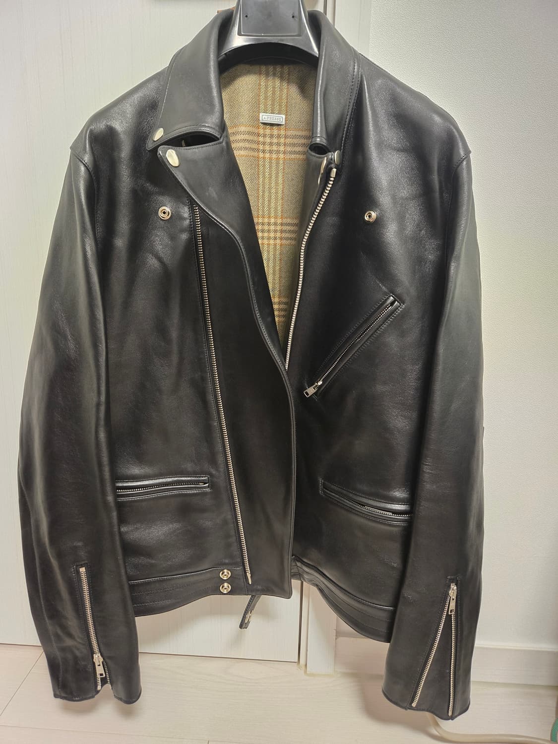 a.presse 아프레쎄 더블 라이더 쟈켓 상품이미지2