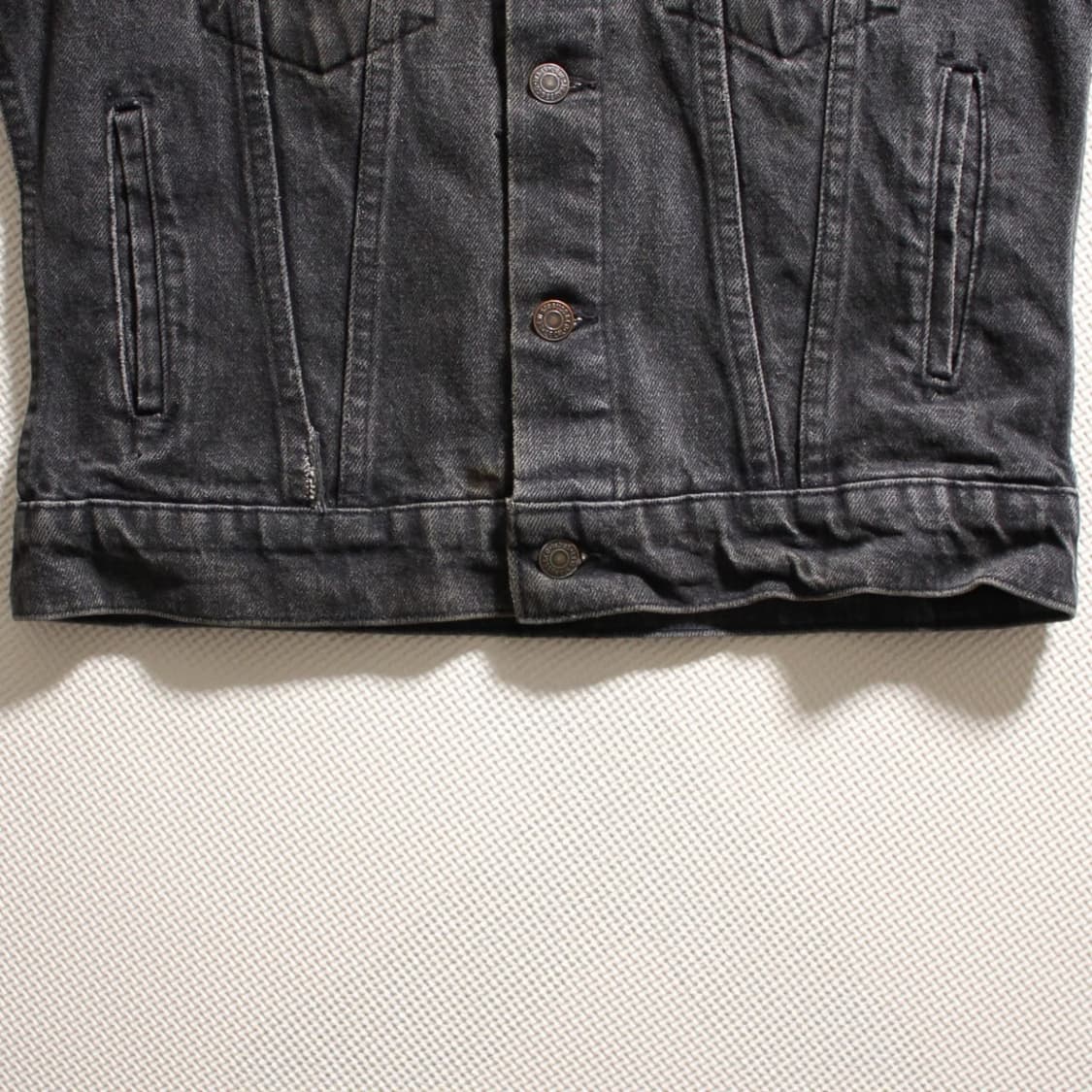 Levi’s 리바이스 흑청 데님 자켓 L023 상품이미지4