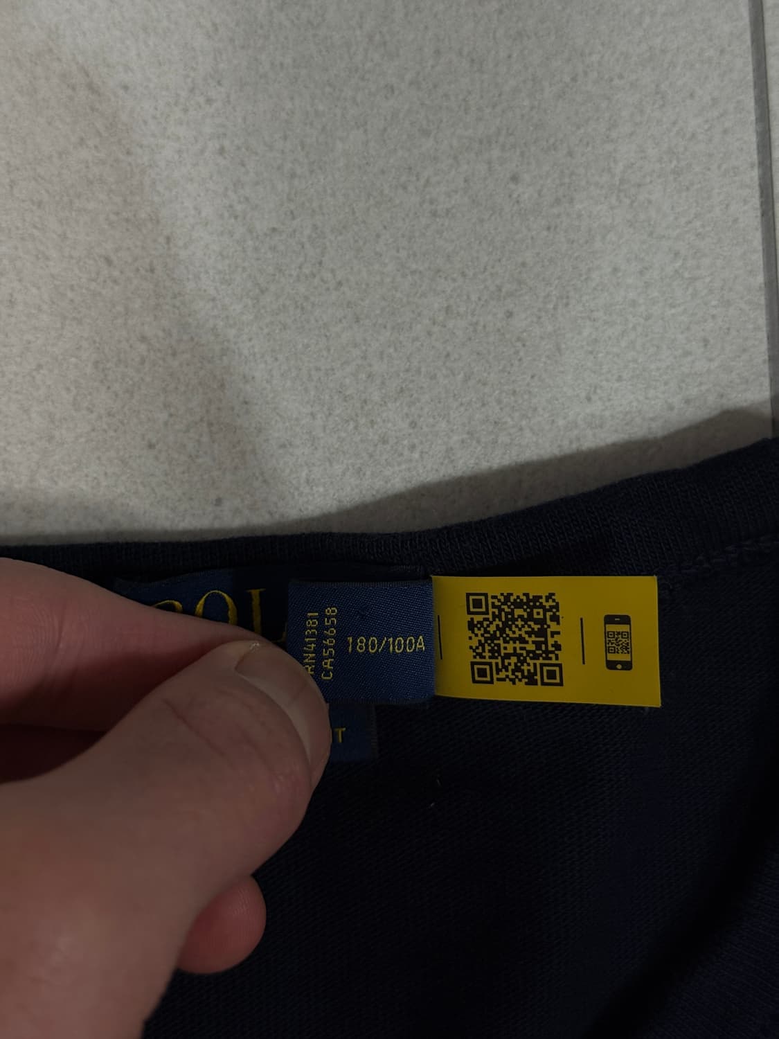 폴로 랄프로렌 롱슬리브 네이비 (L) 상품이미지5