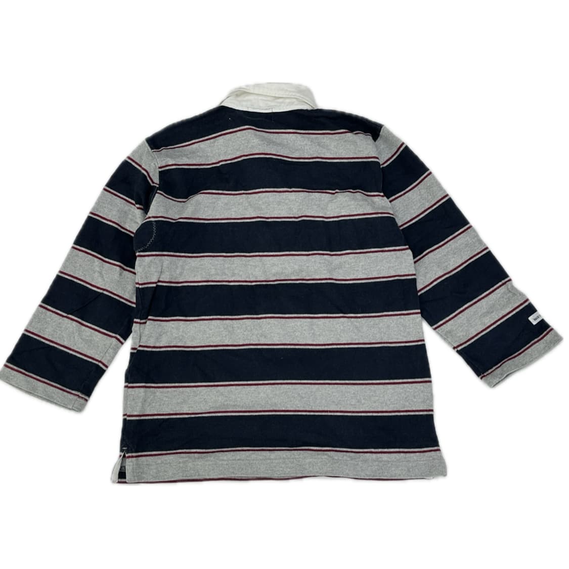 LR 단가라 7부 카라 긴팔 티셔츠 데코라 베이직 핀터 괴짜  상품이미지3