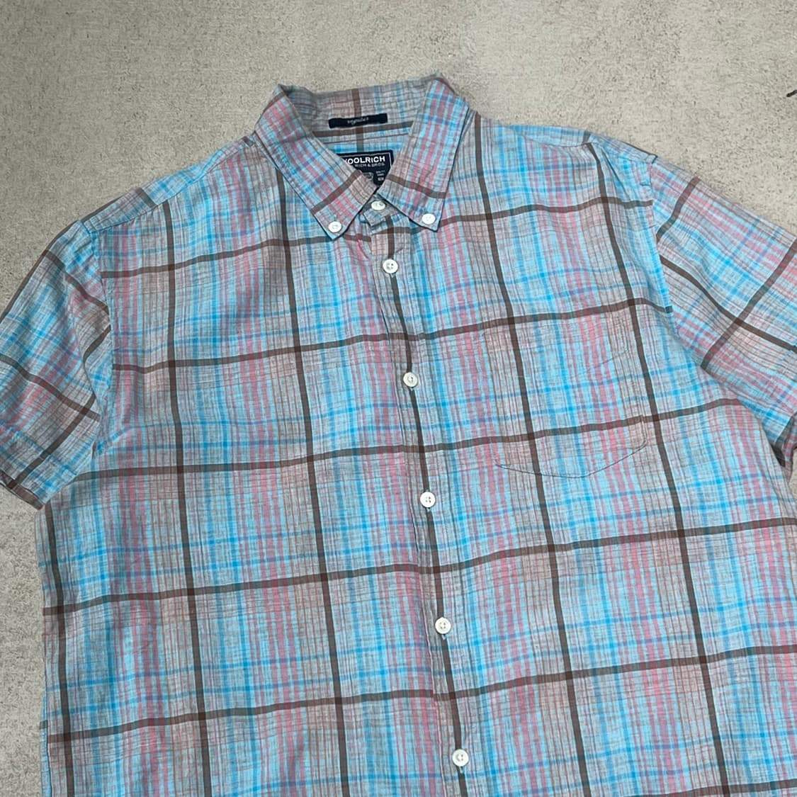 울리치 체크 하프셔츠 s10635 상품이미지3