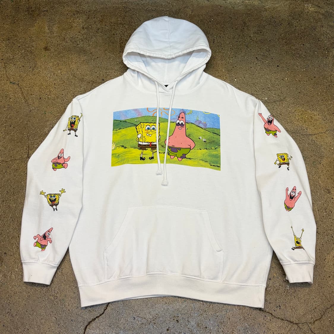 미국빈티지 니켈로디언 스펀지밥 후드티 상품이미지1