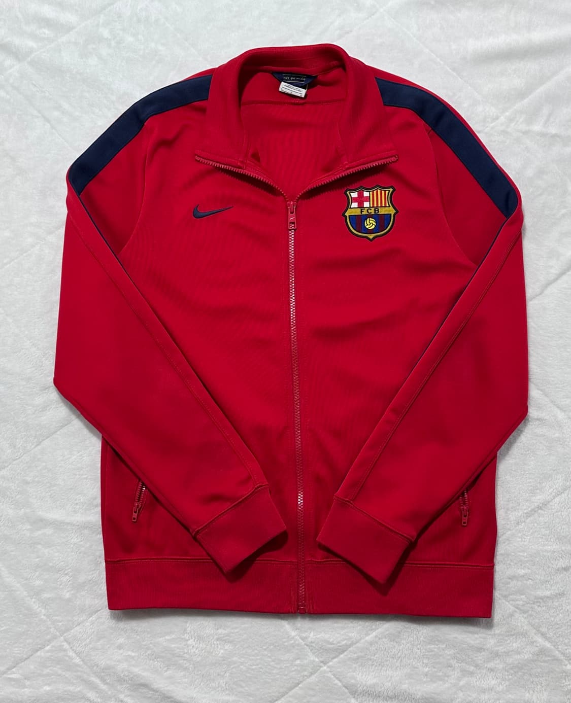 나이키 FC 바르셀로나 레드 트랙탑 져지 상품이미지1