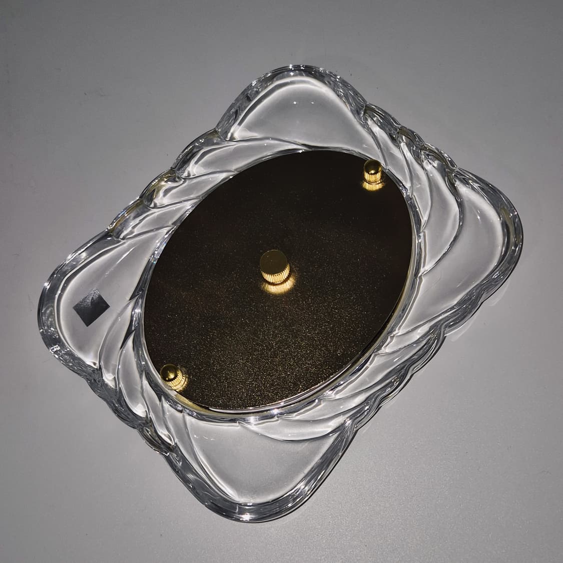 90s 호야 크리스탈 스윌 오발 탁상 액자 상품이미지10