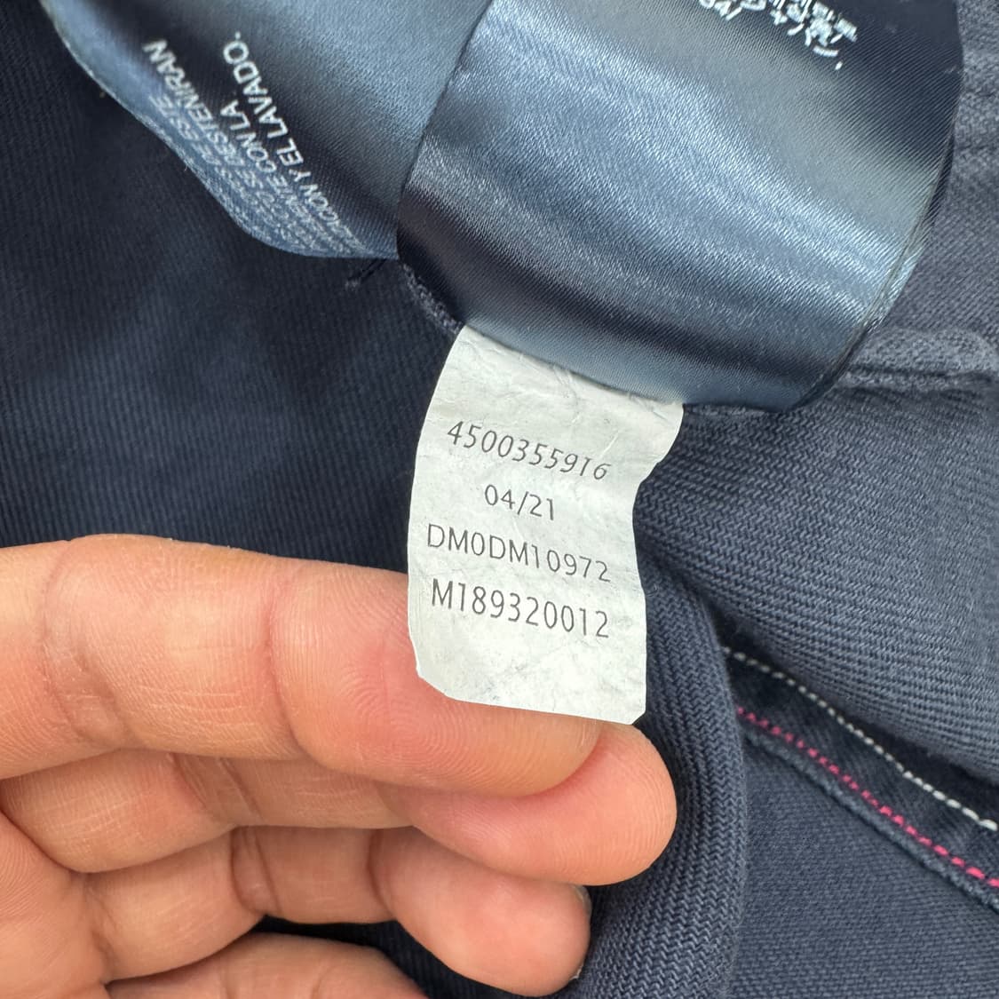 S(100) 타미힐피거 타미 진스 네이비 트러커 자켓  상품이미지7