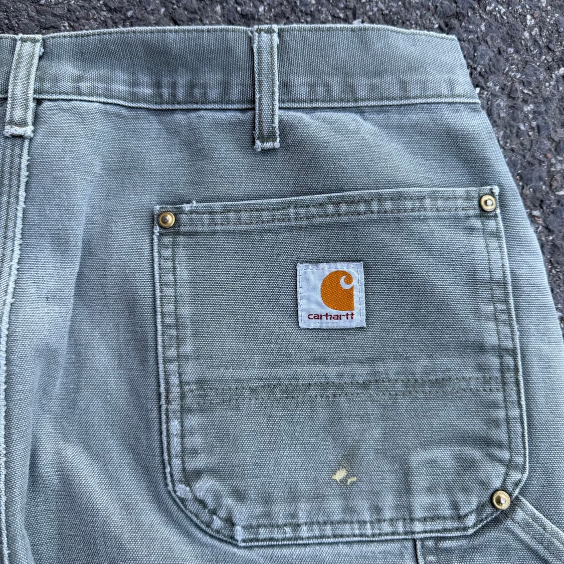 OG 칼하트 B01 MOS 더블니 카펜터팬츠 상품이미지8