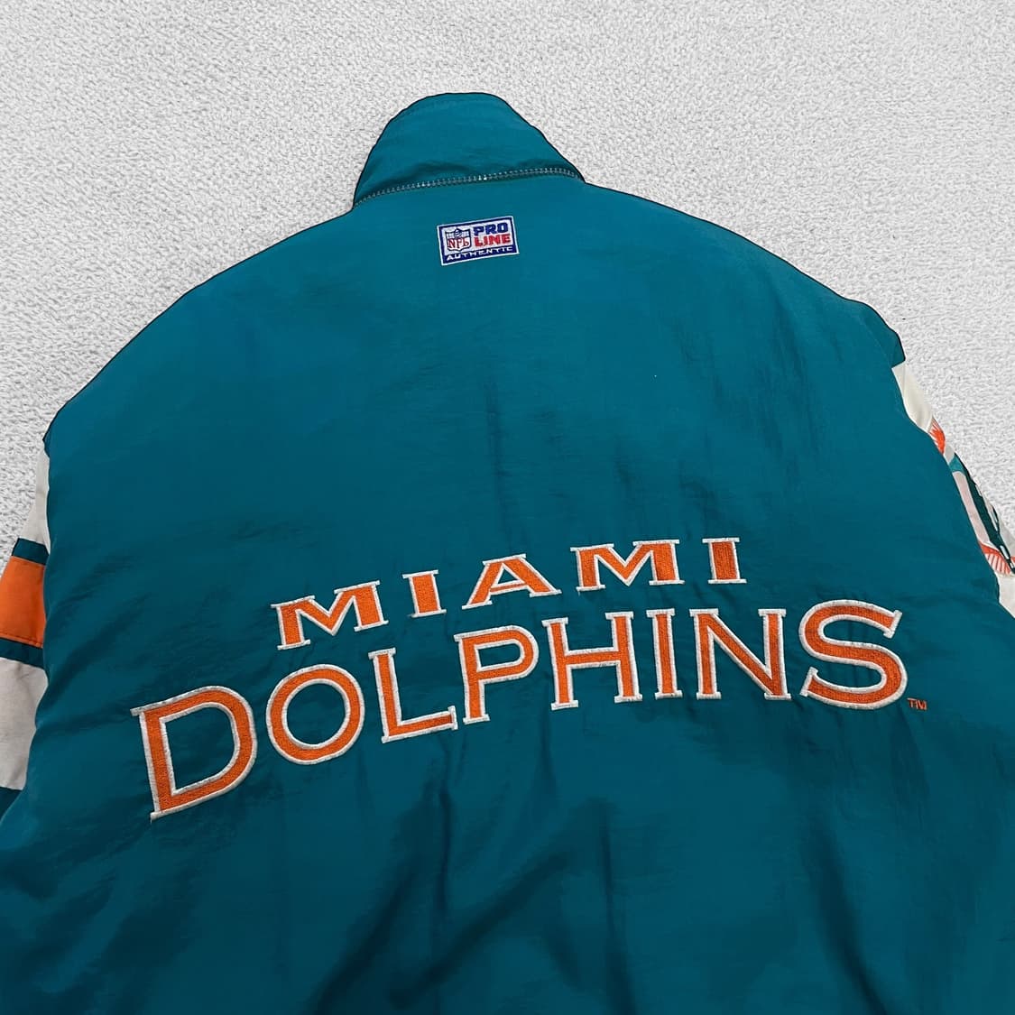 로고에슬레틱 90s 올드스쿨 마이애미 돌핀스 점퍼 자켓 상품이미지4