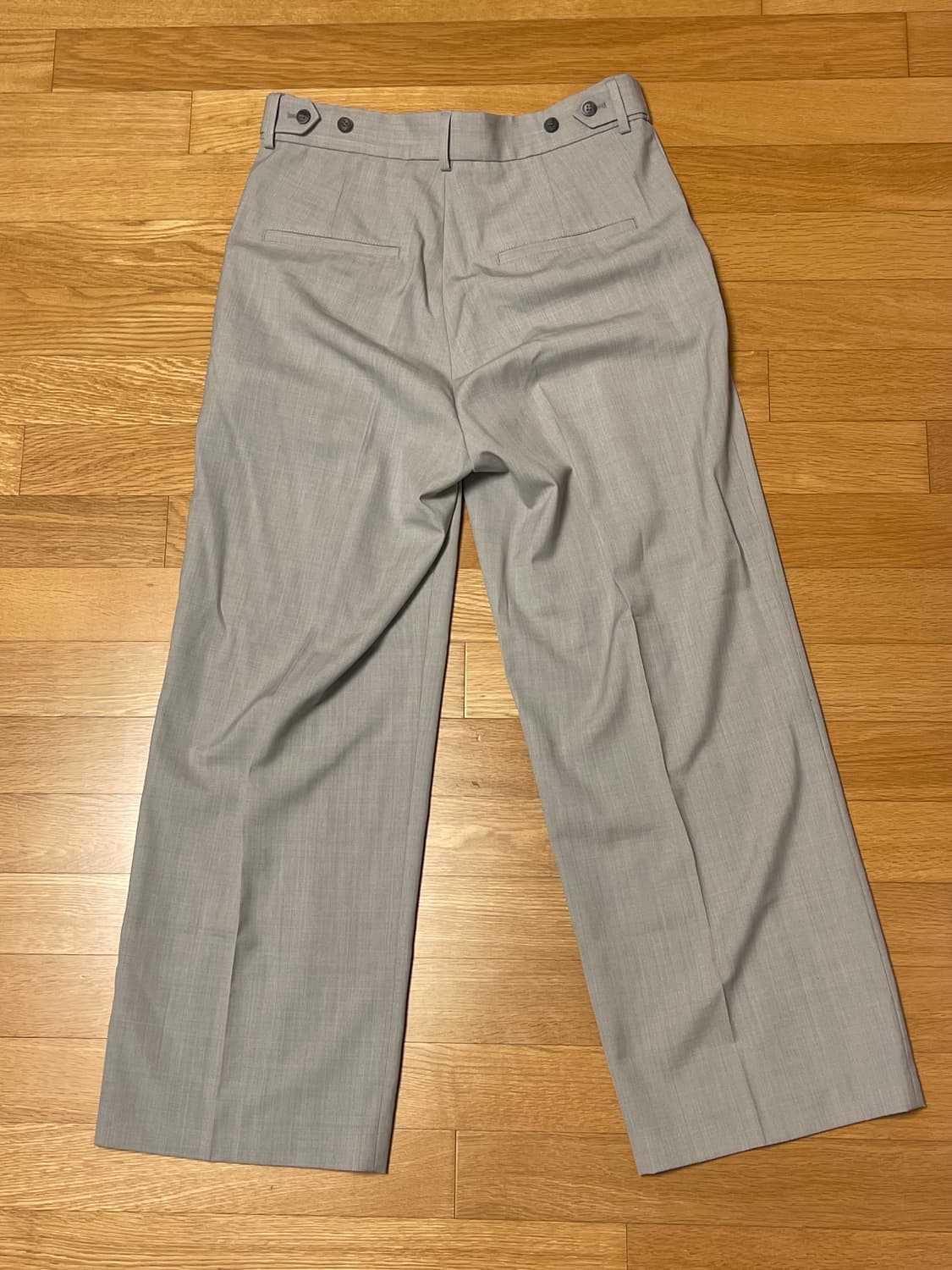 H&M 아뜰리에 그레이 투턱 울 슬랙스 상품이미지5