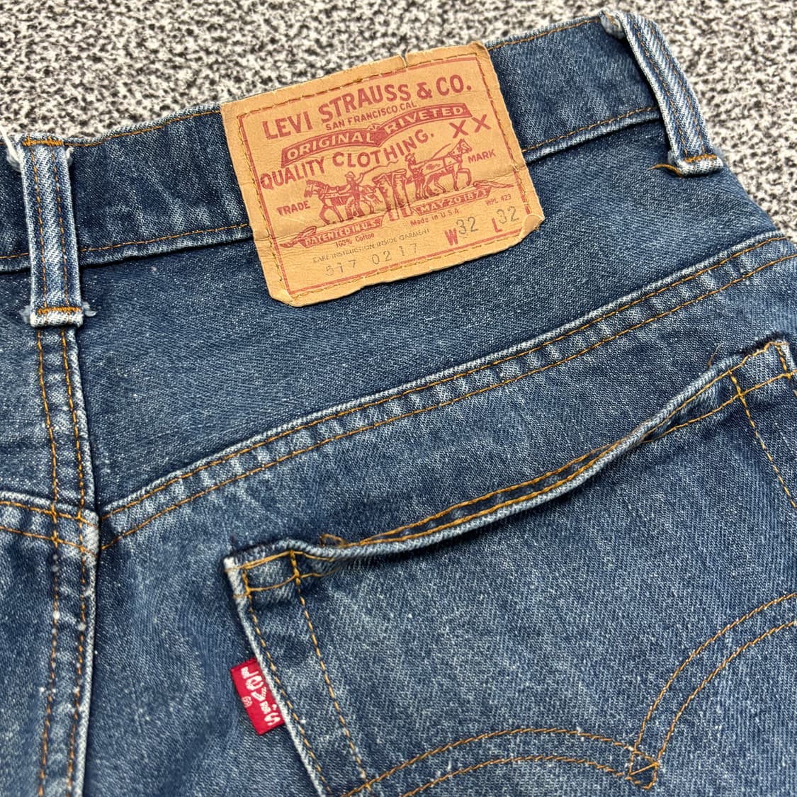 70s 빈티지 리바이스 517 66 후기 허리39cm 상품이미지4