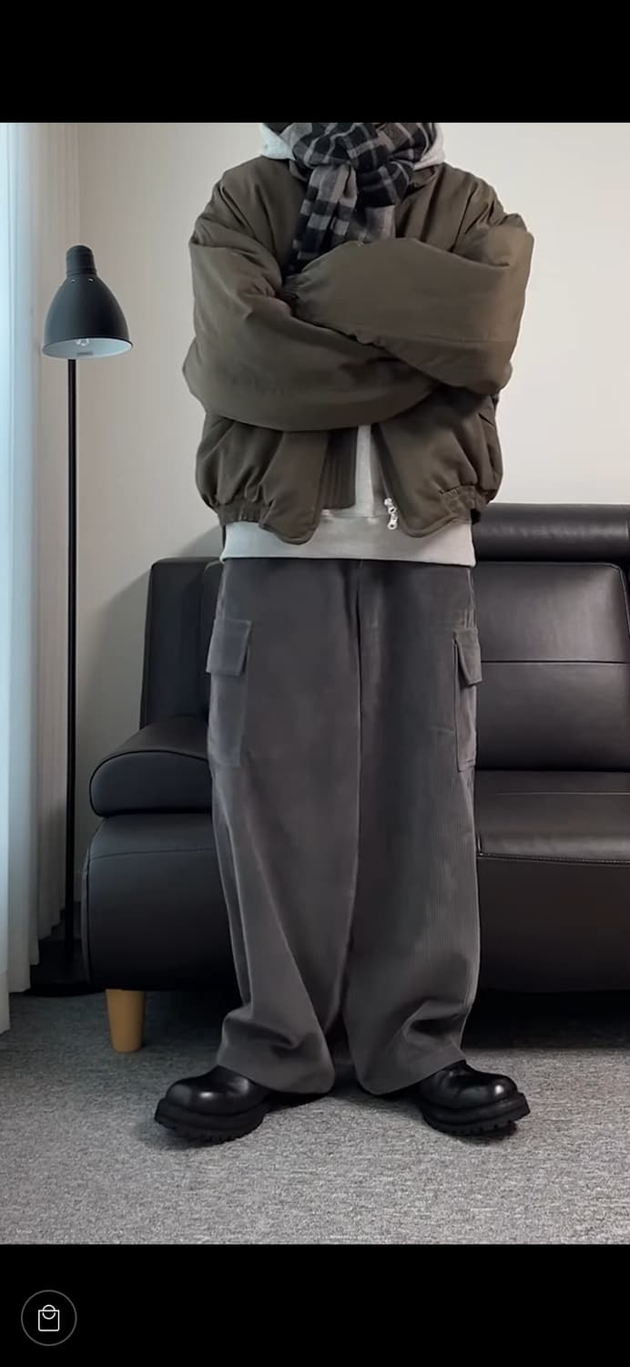 새상품급 IEY 이에이 점퍼 카키 상품이미지3