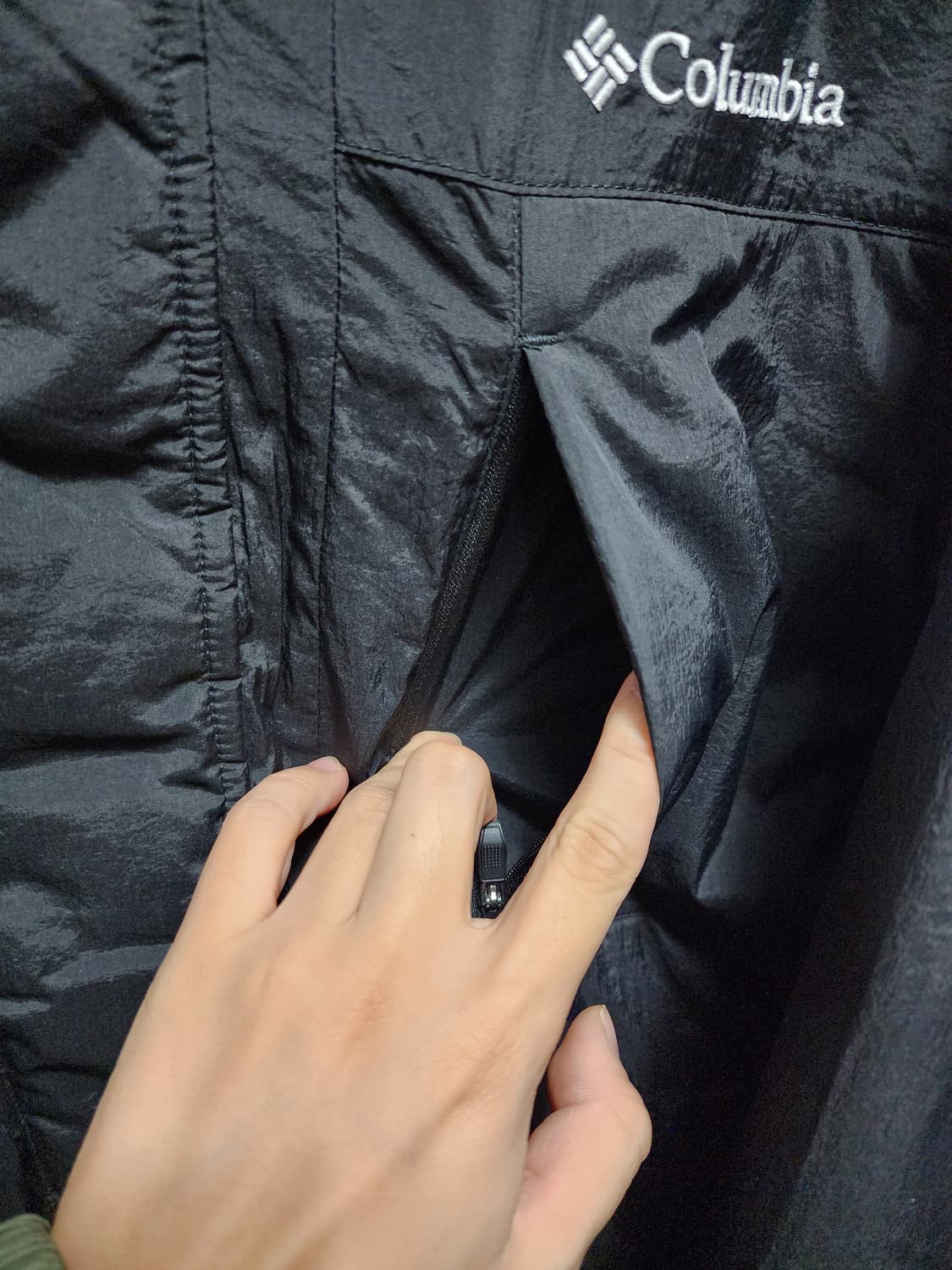 컬럼비아 옴니히트 나일론 패딩 다운 상품이미지3