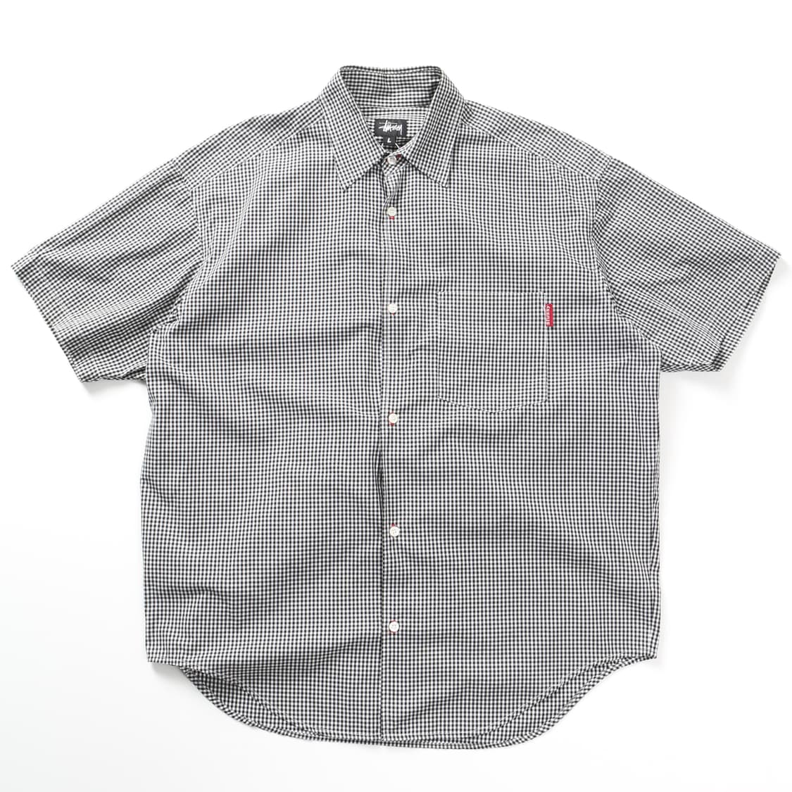 made in USA 00s 스투시 하프셔츠 상품이미지1