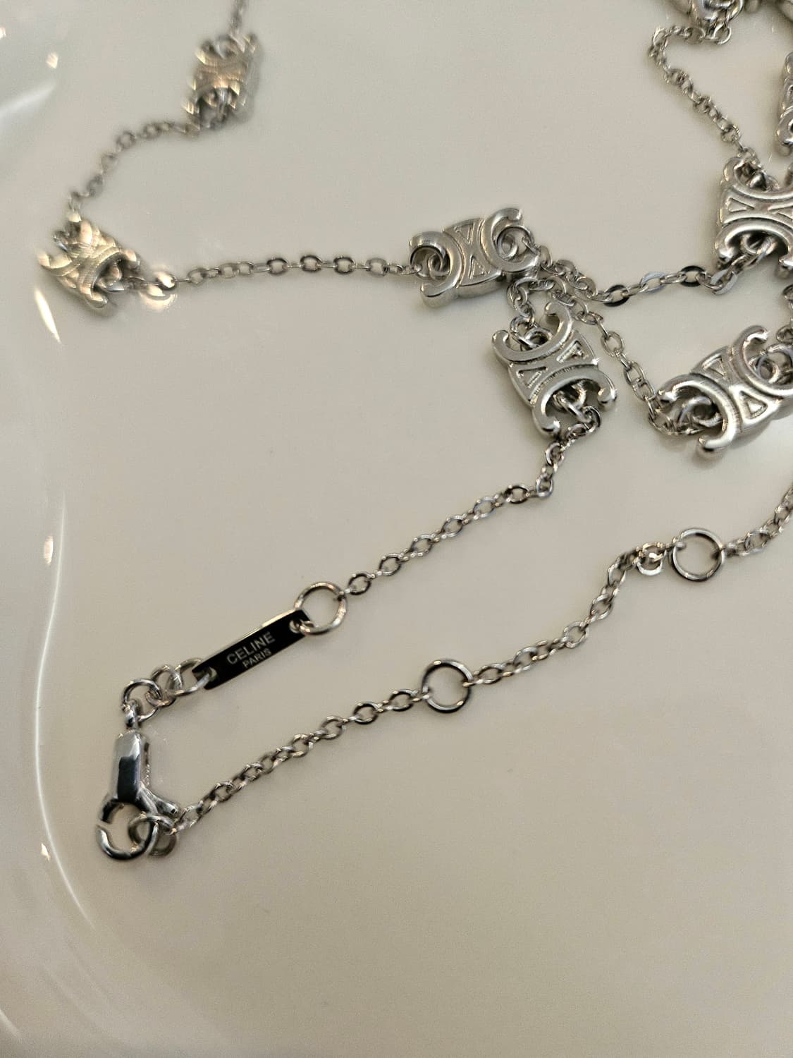 셀린느 트리오페 은장 목걸이 업사이클링 상품이미지4