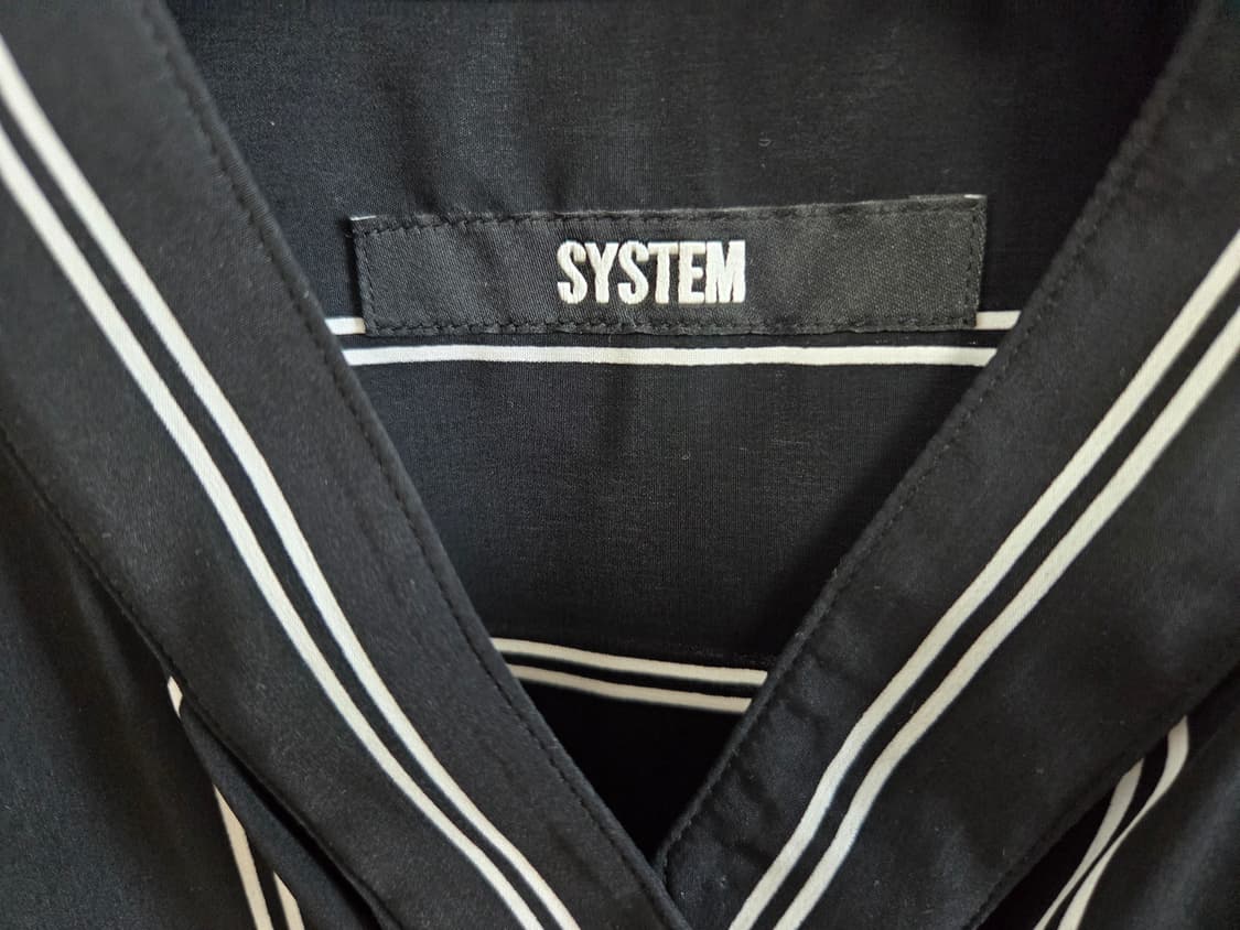 시스템옴므 스트라이프 셔츠 L 상품이미지2