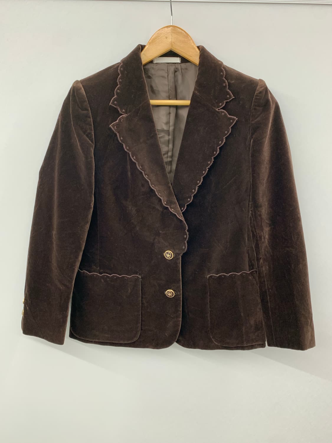 벨루아 브라운 자켓 상품이미지4