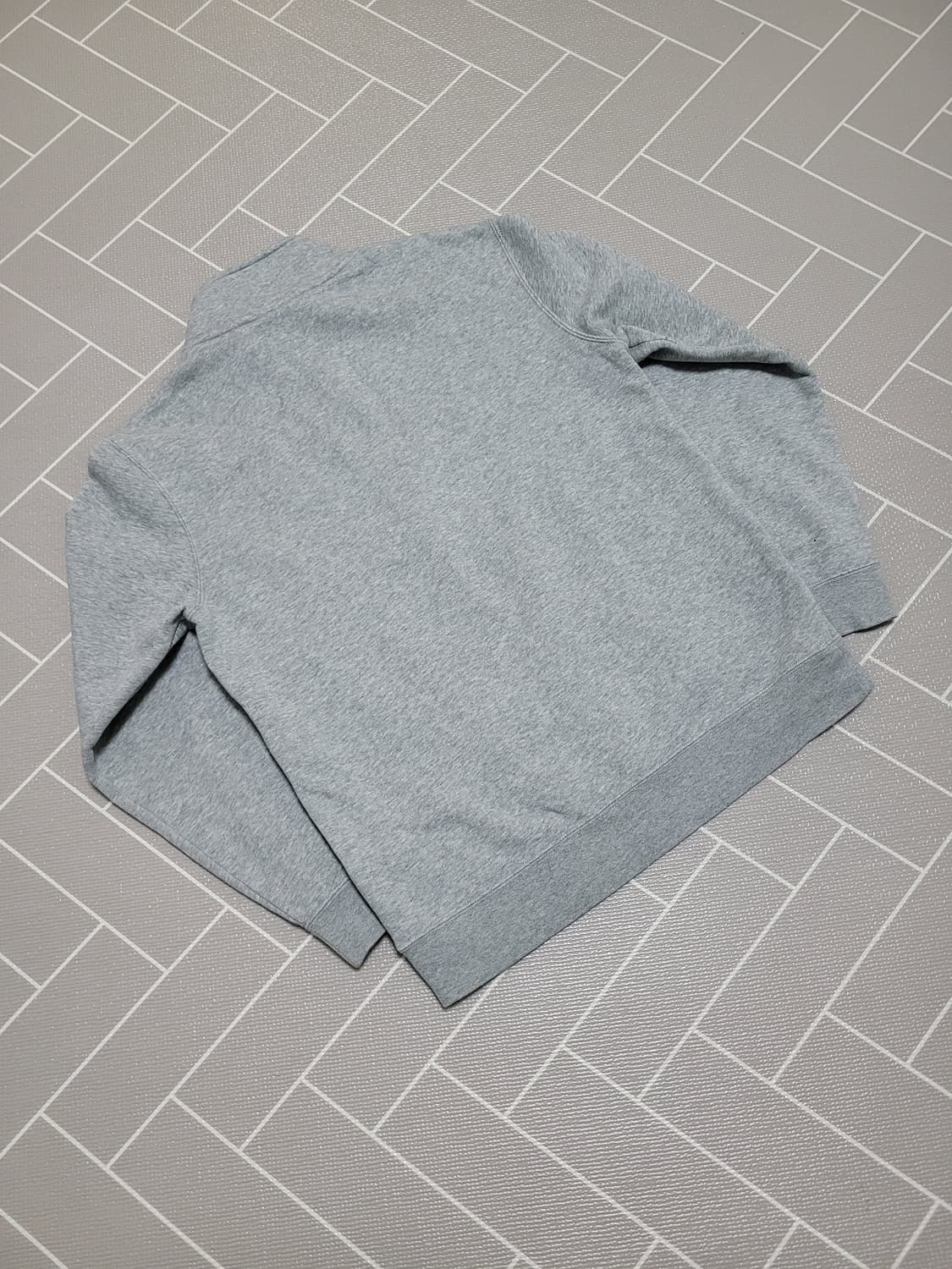 나이키 클럽 브러쉬드 백 하프집 풀오버 M 상품이미지2