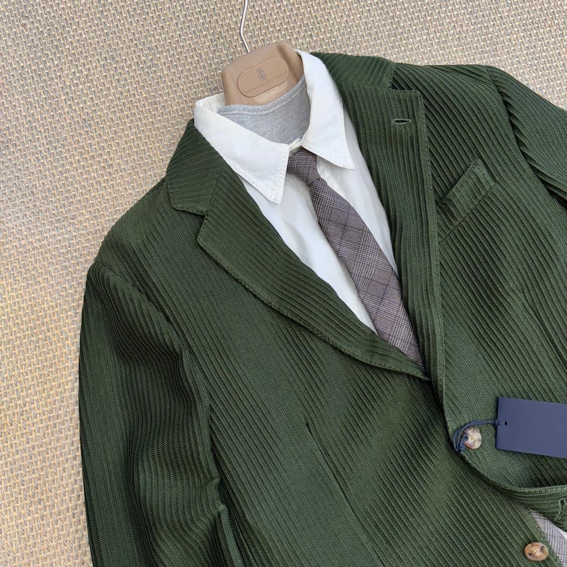 LARDINI 라르디니 이탈리안 최고급 웨이브 니트 블레이저   상품이미지8