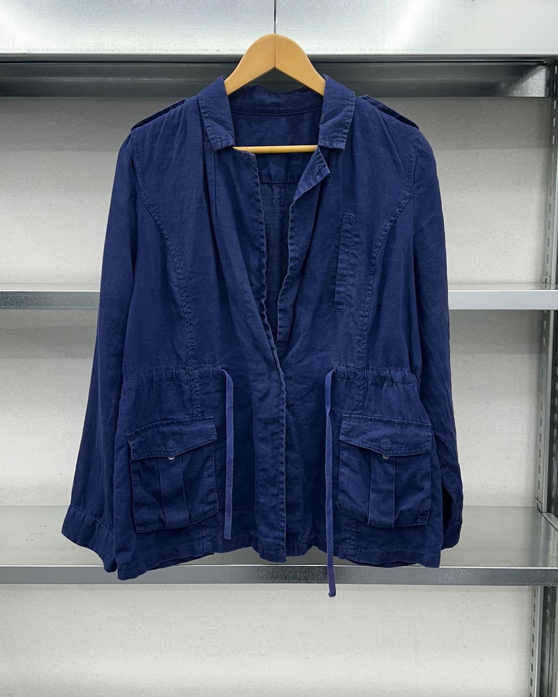 (S)빈티지 린넨 자켓-M1410 상품이미지2