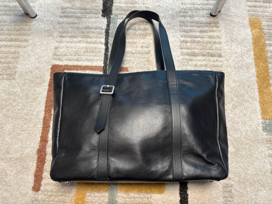 (OS) 요지 야마모토 레더 토트백 숄더백 상품이미지1