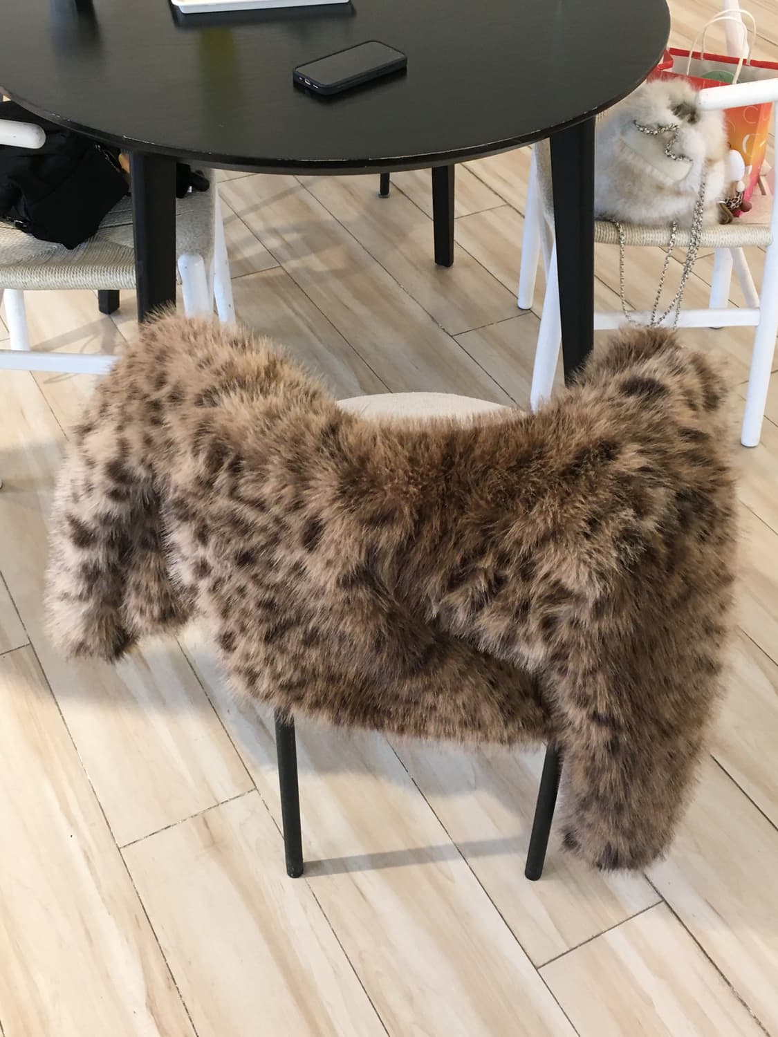 레오파드 퍼자켓 상품이미지3