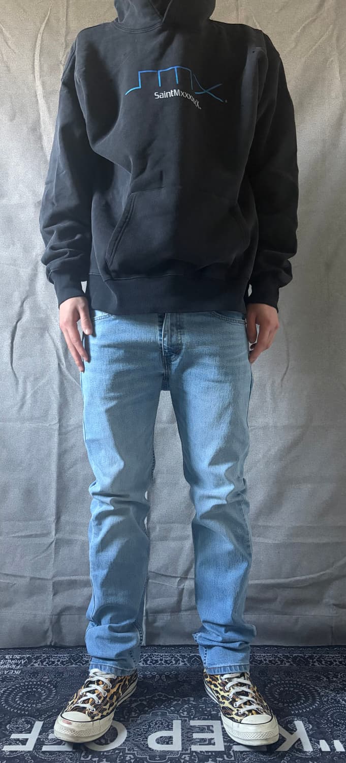 리바이스 505 연청데님 30/32 상품이미지4