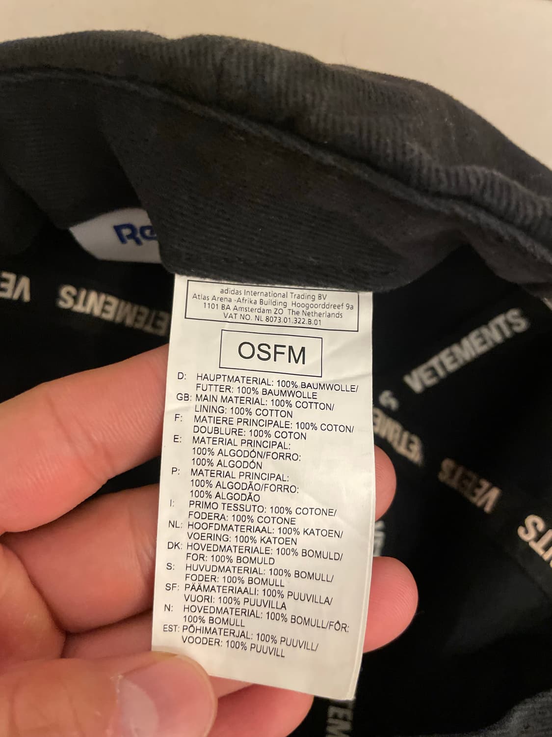 베트멍x리복 파이어 볼캡 상품이미지5