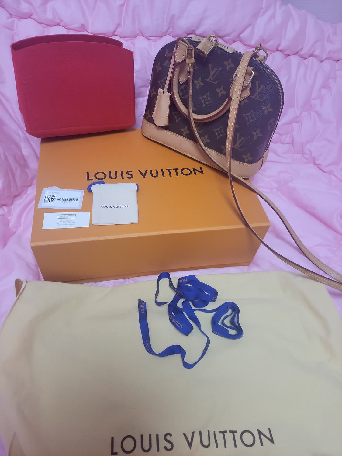 정품)급처상태좋음!루이비통 알마bb 크로스백 토트백 가방 공홈가268만원 상품이미지2