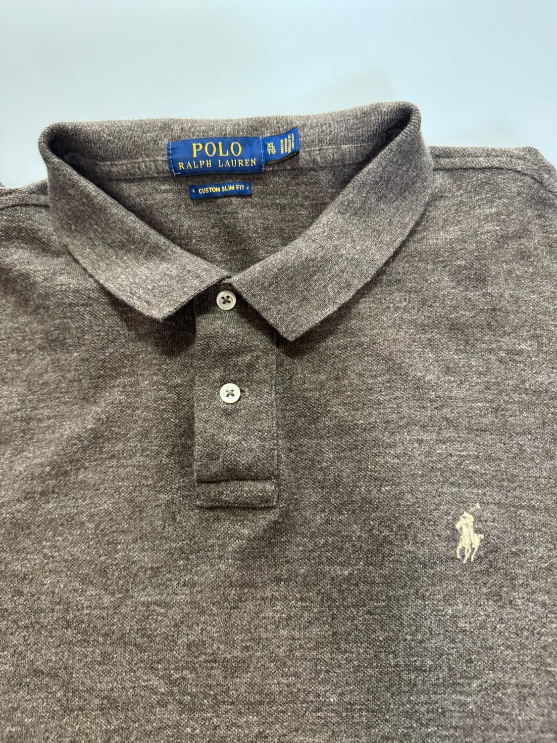 폴로랄프로렌 브라운 긴팔 카라티(XL 사이즈) 상품이미지2