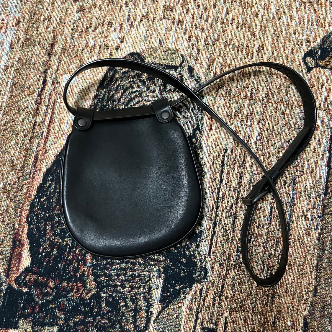 [OS] 보테가베네타 인트레치아토 위빙 벨트벡 블랙 상품이미지2