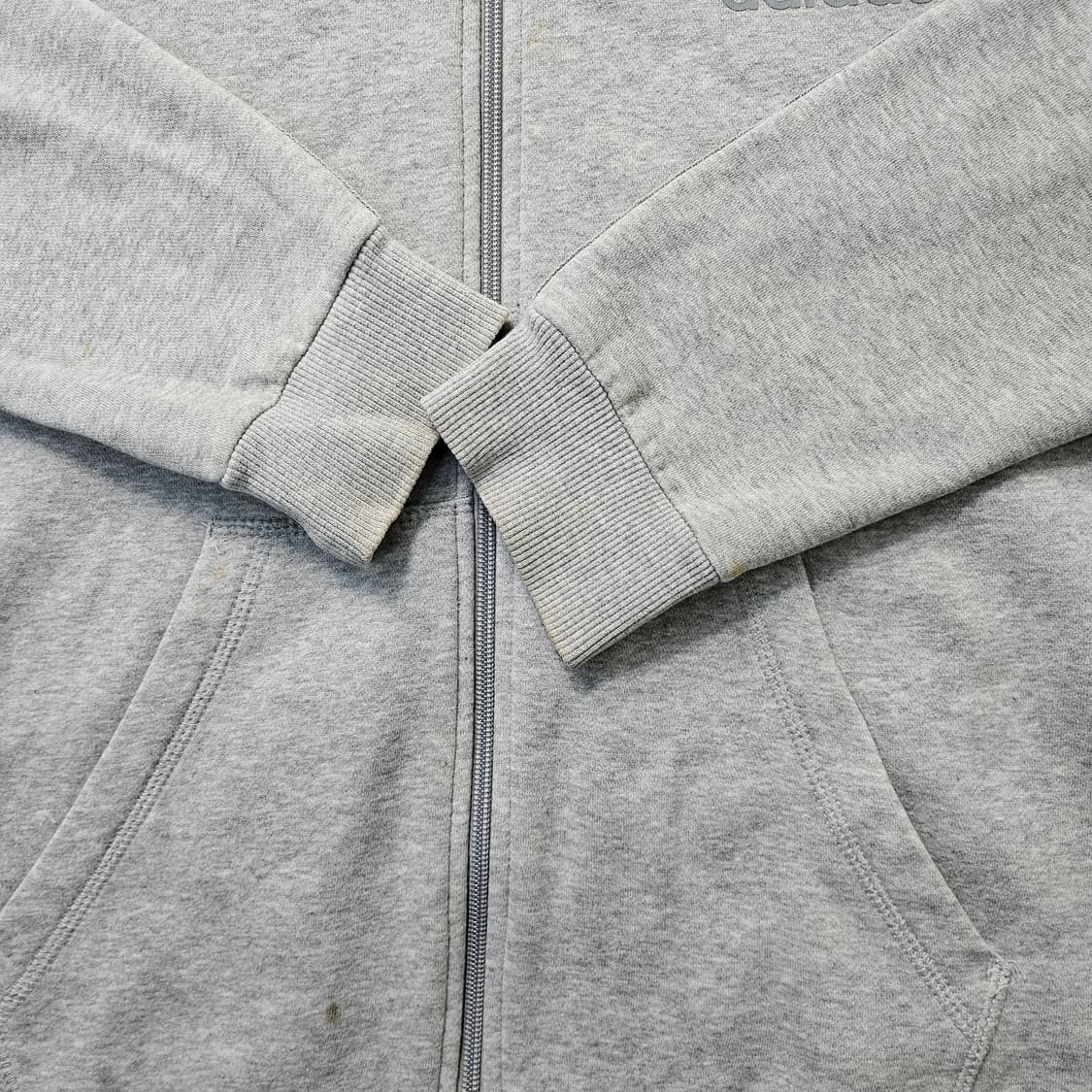 105 아디다스 그레이 후드집업 0305Y 상품이미지3