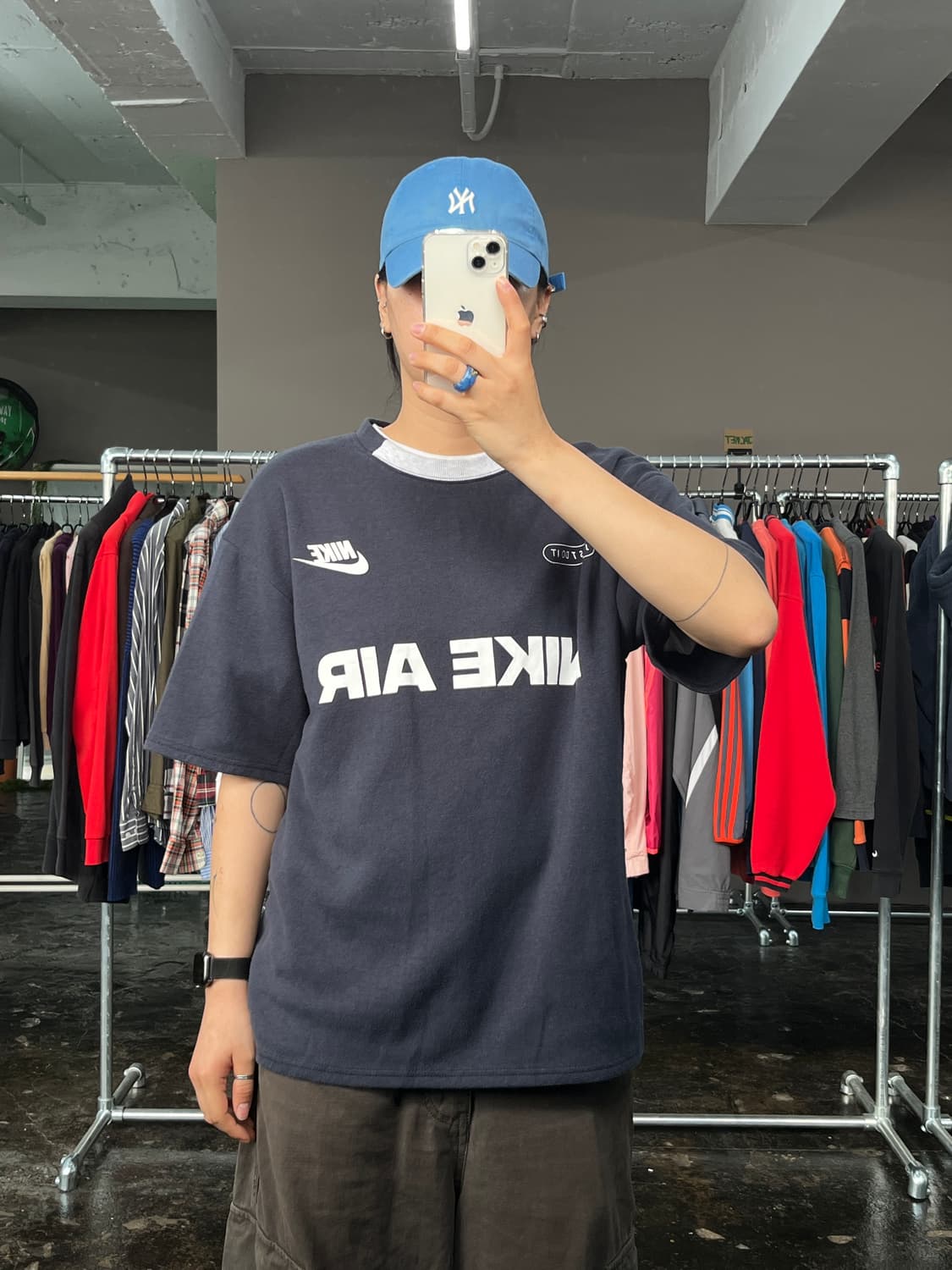 나이키 프린팅 코튼 반팔 티셔츠 상품이미지1