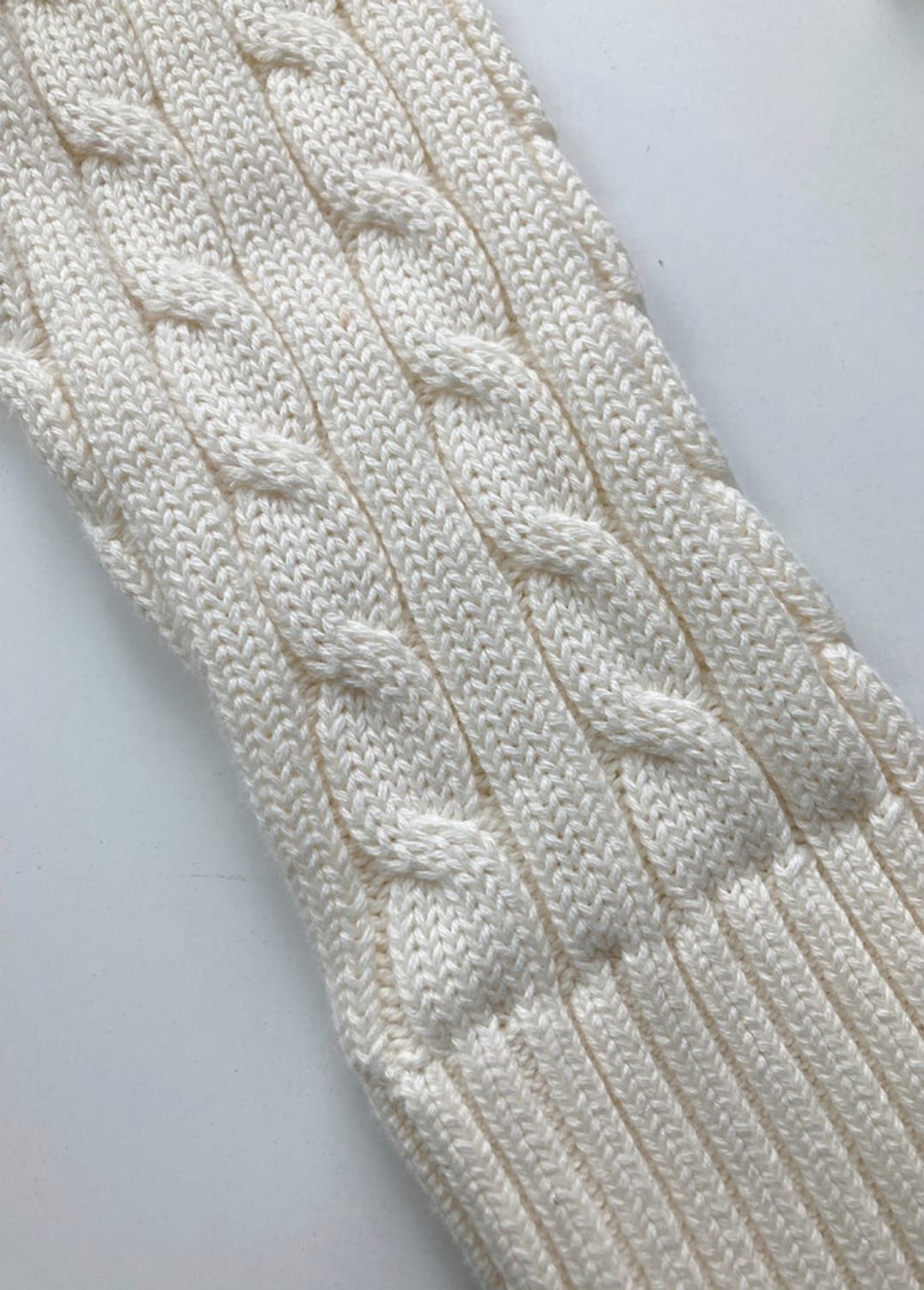 L.L.BEAN ivory cotton knit 상품이미지4